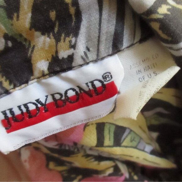 Vintage Women's Hawaiian Top Medium 1970's Wild Print Buttery Thin Judy Bond Med - Picture 6 of 6